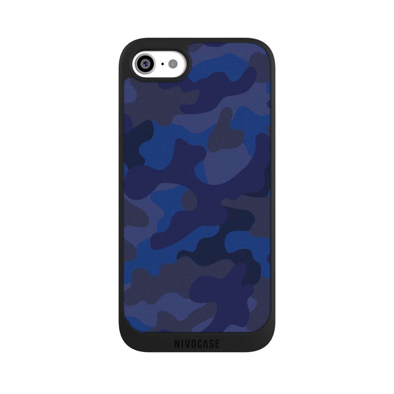 iPhone SE 2022 NIVOpure Camouflage navy