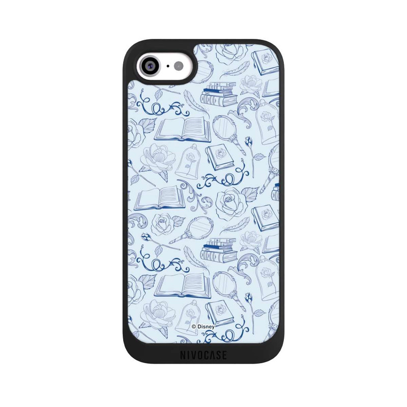 iPhone SE 2022 NIVOpure Beauty and Beast Pattern Blue