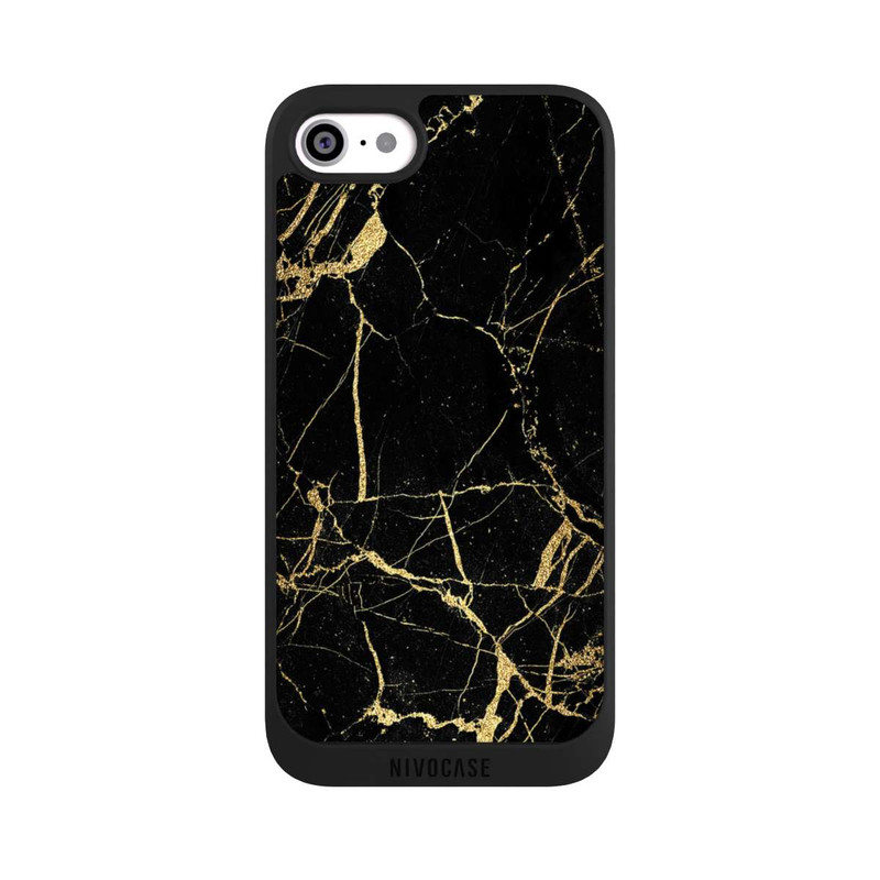iPhone SE 2022 NIVOpure BlackGoldMarble Look
