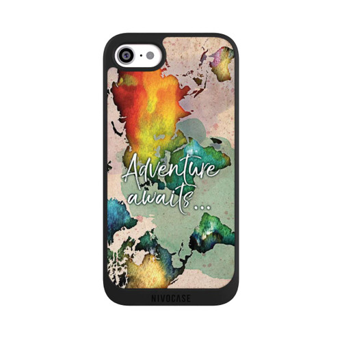 Apple iPhone SE (2022) NIVOpure Worldmap Colourful