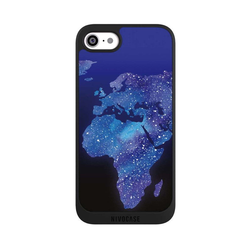 iPhone SE 2022 NIVOpure Worldmap Cosmic