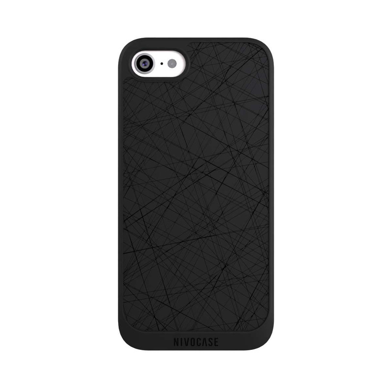 iPhone SE 2022 NIVOpure Scratches Black ohne Hintergrund