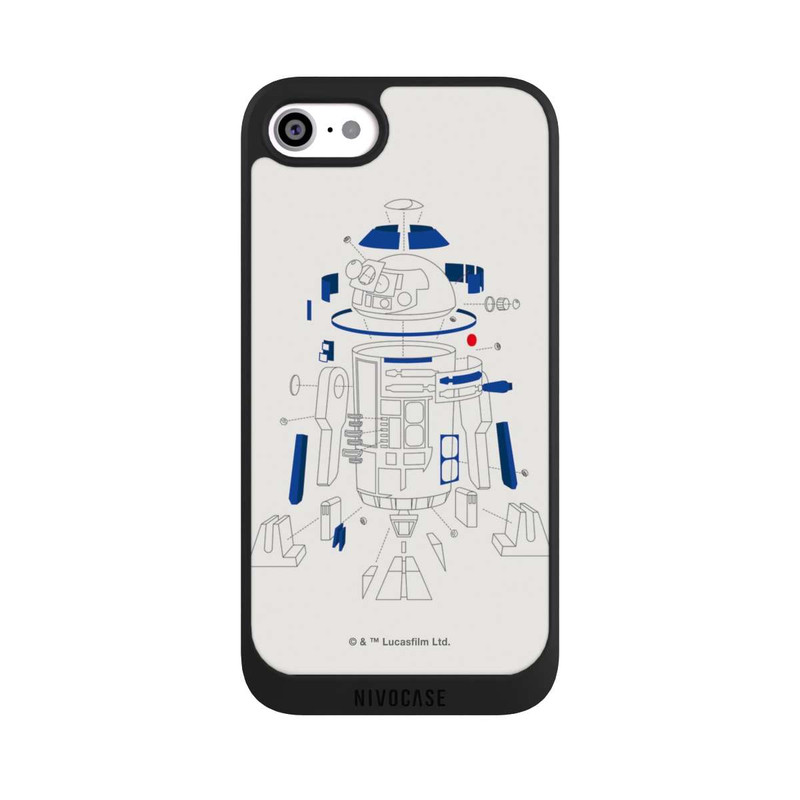 iPhone SE 2022 NIVOpure R2D2 Exploded Drawing - StarWars 8