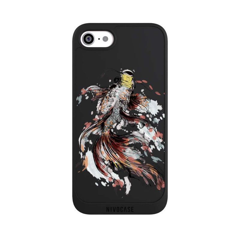 iPhone SE 2022 NIVOpure Koi (Watercolor) transparent