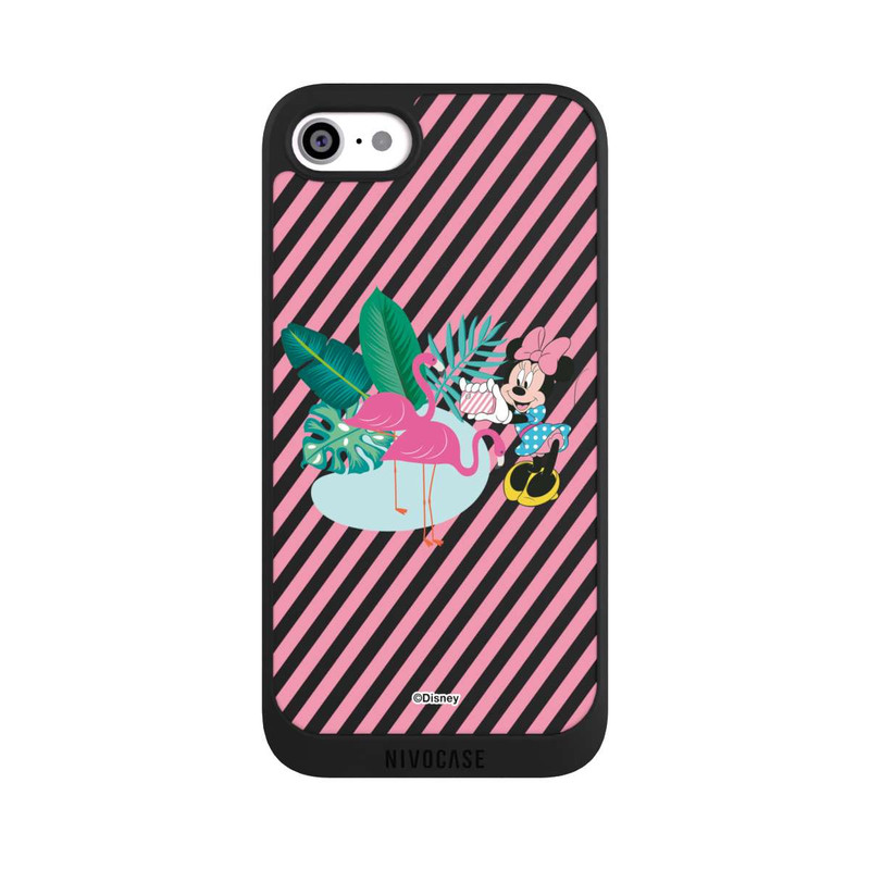iPhone SE 2022 NIVOpure Minnie Flamingo Transparent