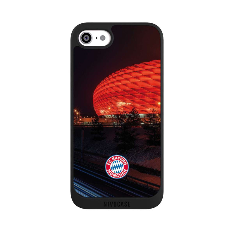 iPhone SE 2022 NIVOpure Allianz Arena bei Nacht FCB