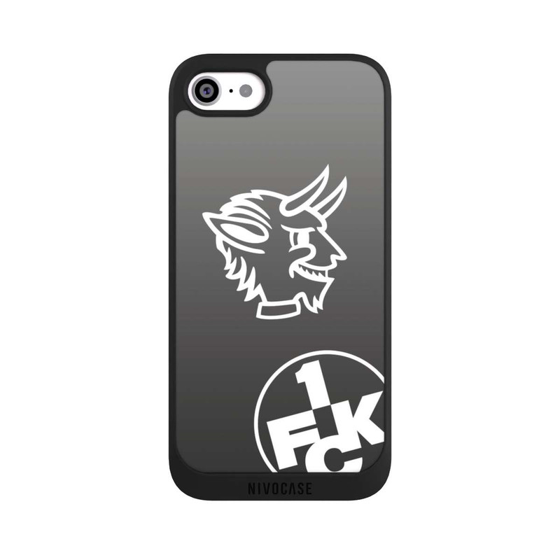 iPhone SE 2022 NIVOpure Teufelskopf FCK auf Schwarz