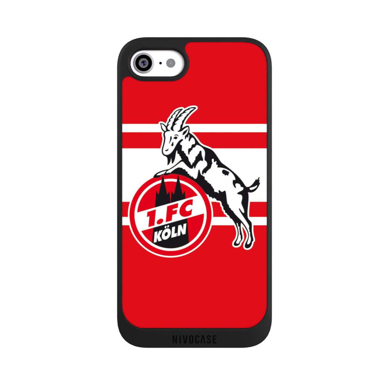 iPhone SE 2022 NIVOpure Red White Stripes 1.FC
