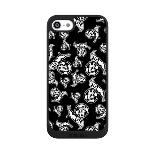 Apple iPhone SE (2022) NIVOpure Black and Grey Pattern 1.FC