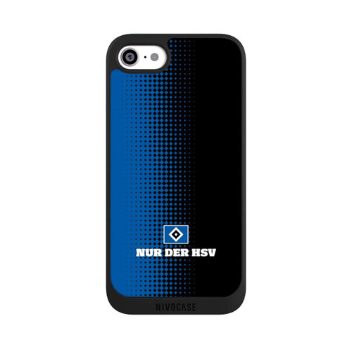 Apple iPhone SE (2022) NIVOpure Nur der HSV - Rautenraster Schwarz
