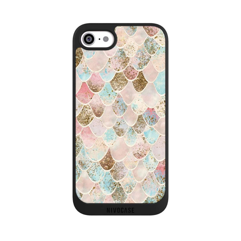 iPhone SE 2022 NIVOpure Glitter Look Mermaid Pattern