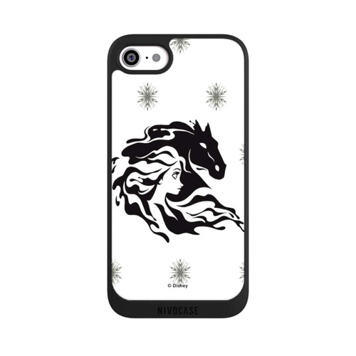 Apple iPhone SE (2022) NIVOpure Elsa Waterhorse Frozen Black and White