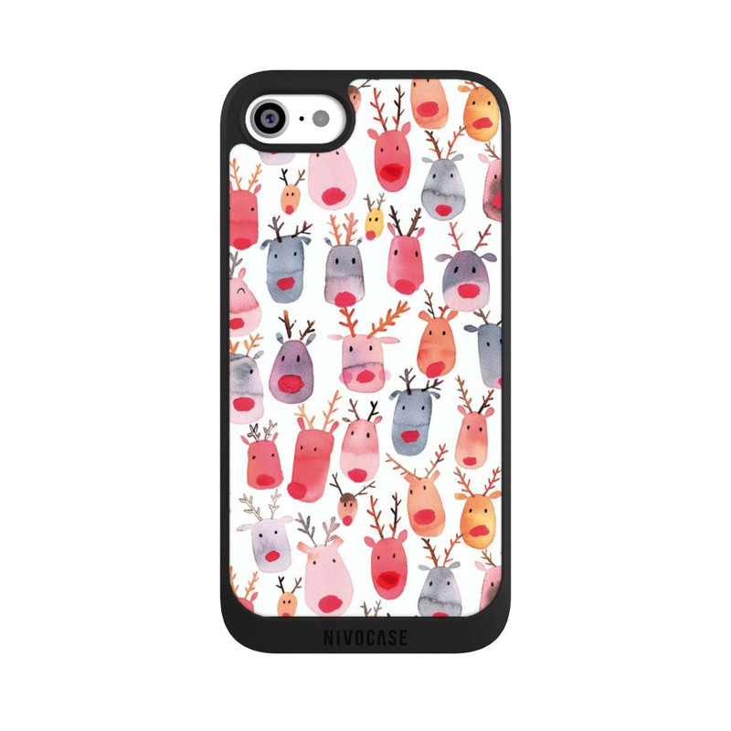 iPhone SE 2022 NIVOpure  Niedliches Rentieraquarell