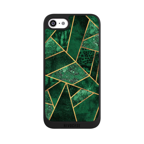 Apple iPhone SE (2022) NIVOpure Tief Smaragdgrün Golddruck