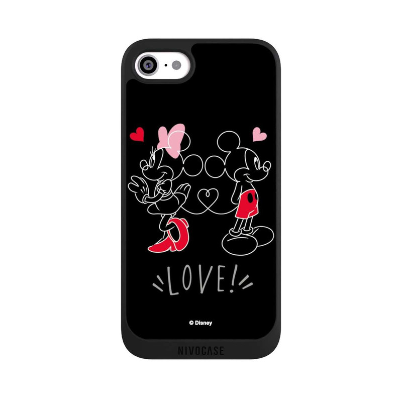 iPhone SE 2022 NIVOpure Souris amoureuse noire