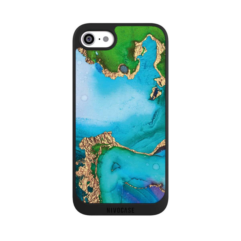 iPhone SE 2022 NIVOpure Colourfull Marble Glitterlook