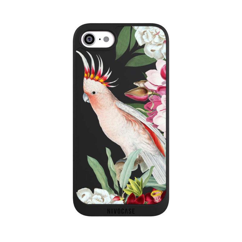iPhone SE 2022 NIVOpure Papagei Blumen