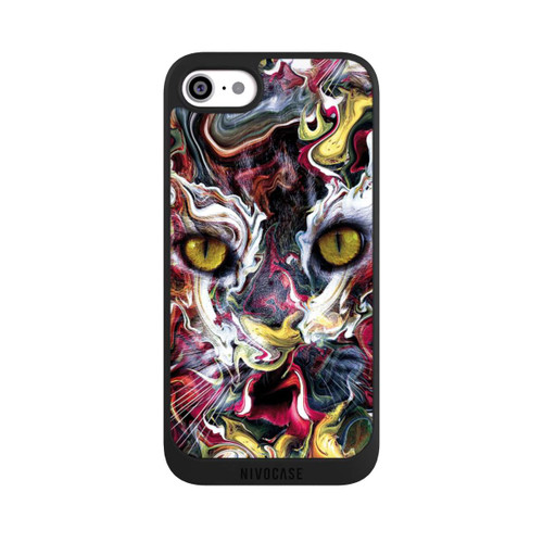 Apple iPhone SE (2022) NIVOpure Katze Abstrakt