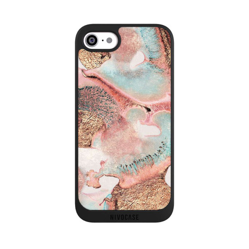 Apple iPhone SE (2022) NIVOpure Hübscher Tintendruck gold