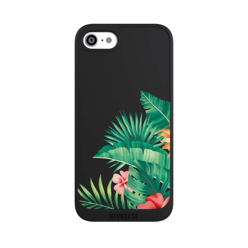 iPhone SE 2022 NIVOpure Fleurs tropicales sans fond