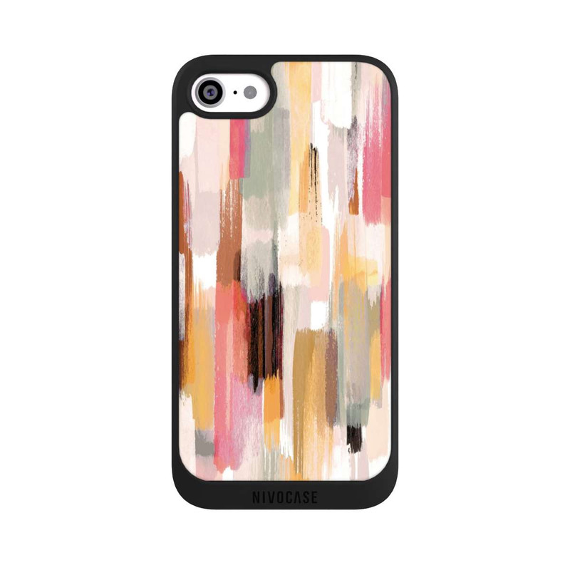 iPhone SE 2022 NIVOpure Abstract Brushstrokes Autumn Shades