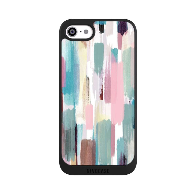 iPhone SE 2022 NIVOpure Abstract Brushstrokes Pastel Shades