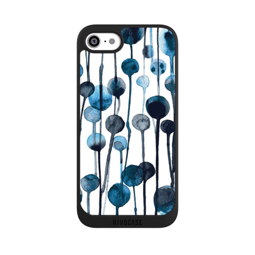 Apple iPhone SE (2022) NIVOpure Tropfende Punkte blau