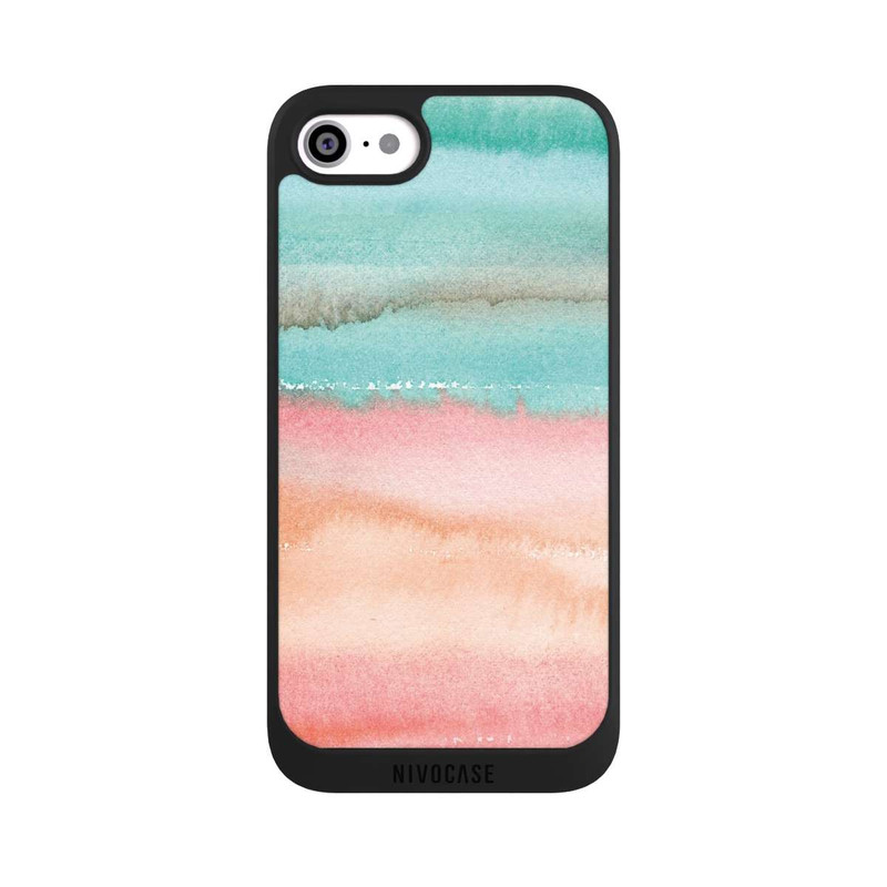 iPhone SE 2022 NIVOpure Été Aquarelle Dégradé
