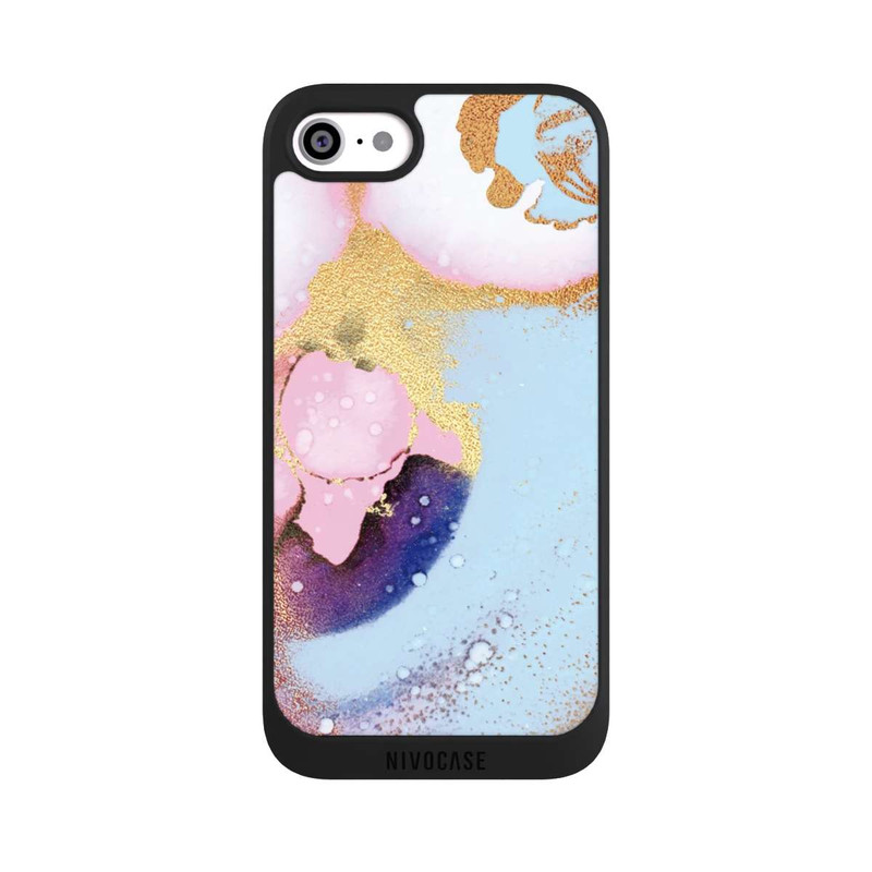iPhone SE 2022 NIVOpure Pastel Glamour Ink Texture