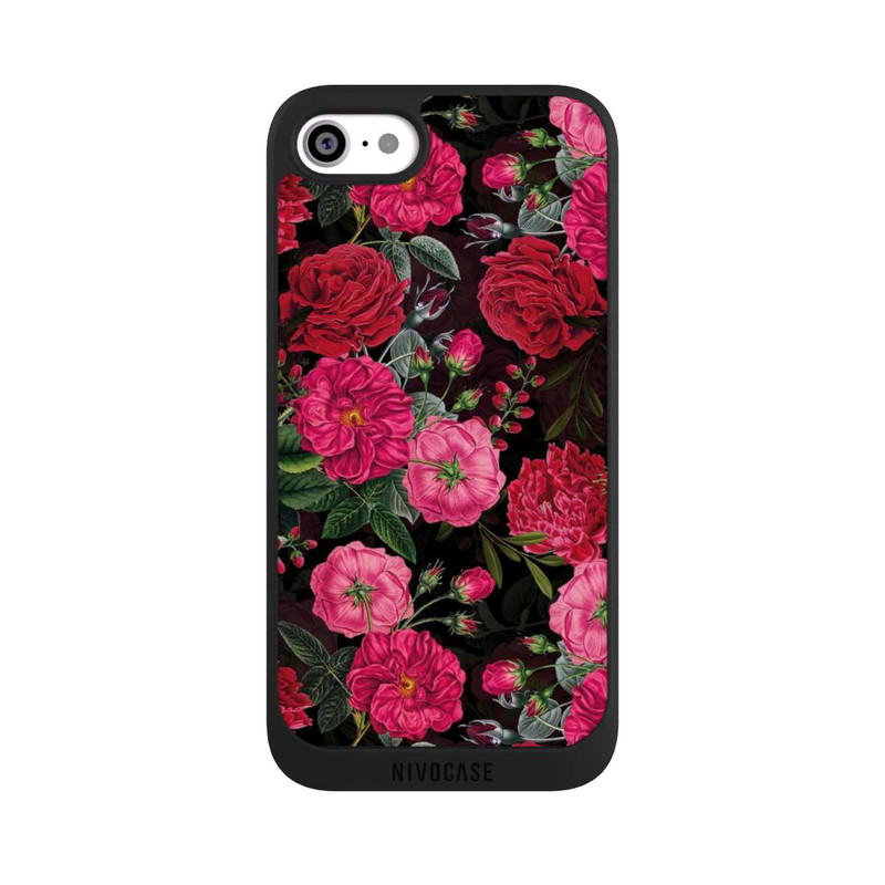 iPhone SE 2022 NIVOpure Pink and Red Flowers