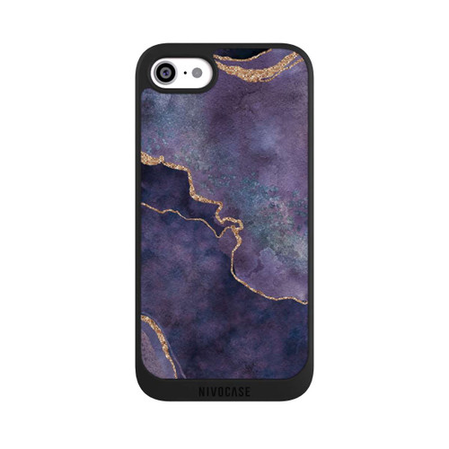 Apple iPhone SE (2022) NIVOpure Pierre précieuse Glamour violet