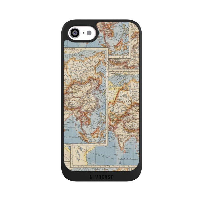 iPhone SE 2022 NIVOpure Weltkarte Vintage