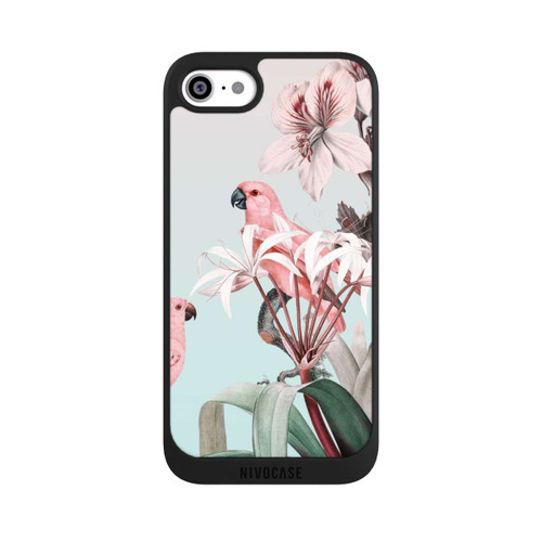 Apple iPhone SE (2022) NIVOpure paradiesische Papageien Pastell