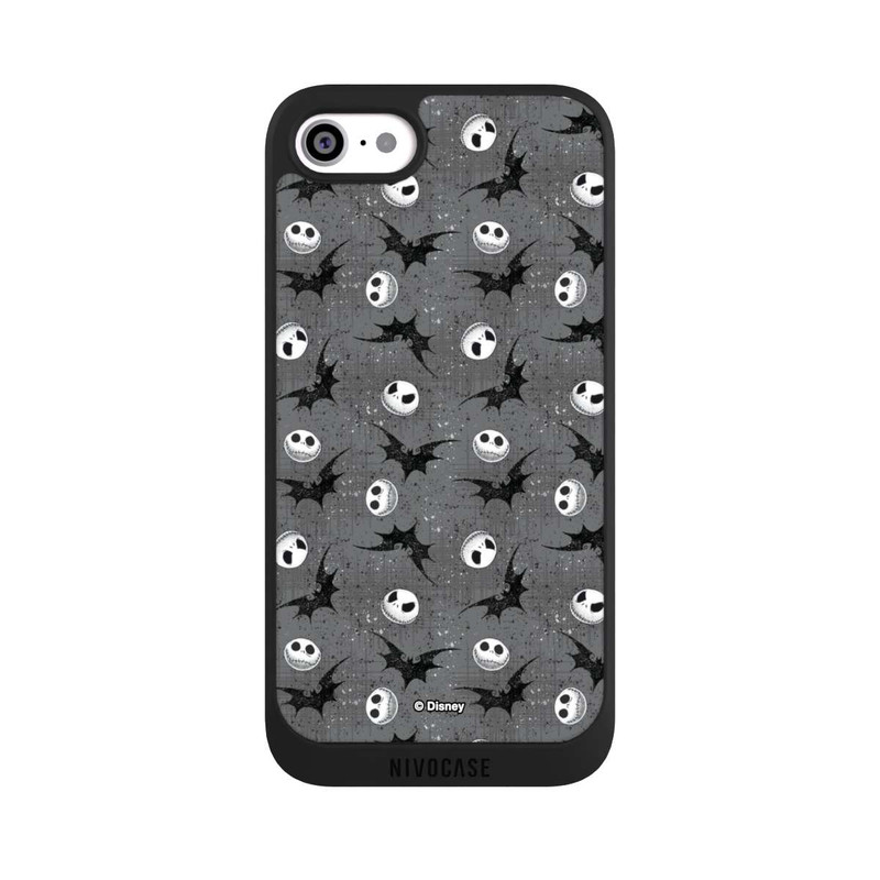 iPhone SE 2022 NIVOpure Jack Grey Pattern Tim Burtons Nightmare before Christmas