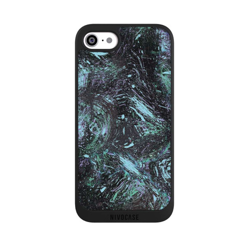 Apple iPhone SE (2022) NIVOpure Abstrakt tropfender Staub lila