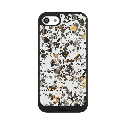 Apple iPhone SE (2022) NIVOpure Gold Speckled Terrazzo