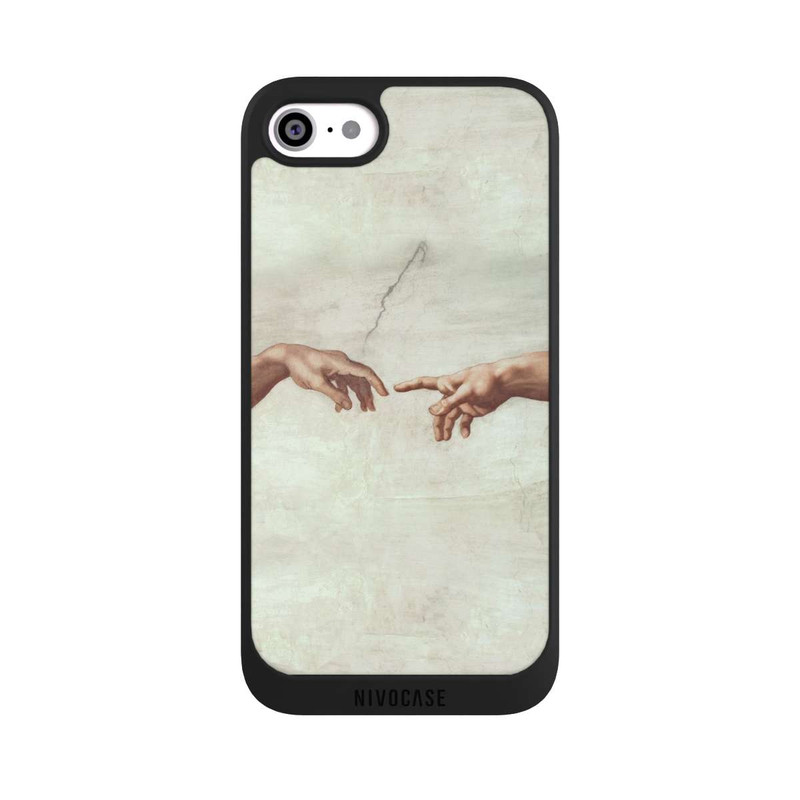 iPhone SE 2022 NIVOpure Die Hände von Gott und Adam von Michelangelo Buonarroti