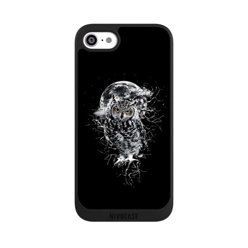 Apple iPhone SE (2022) NIVOpure Eule in Schwarz/Weiß