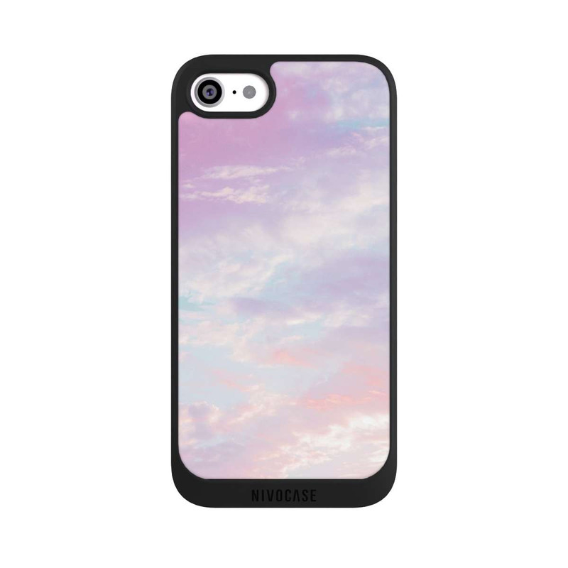 iPhone SE 2022 NIVOpure Zuckerwatte lila Wolken