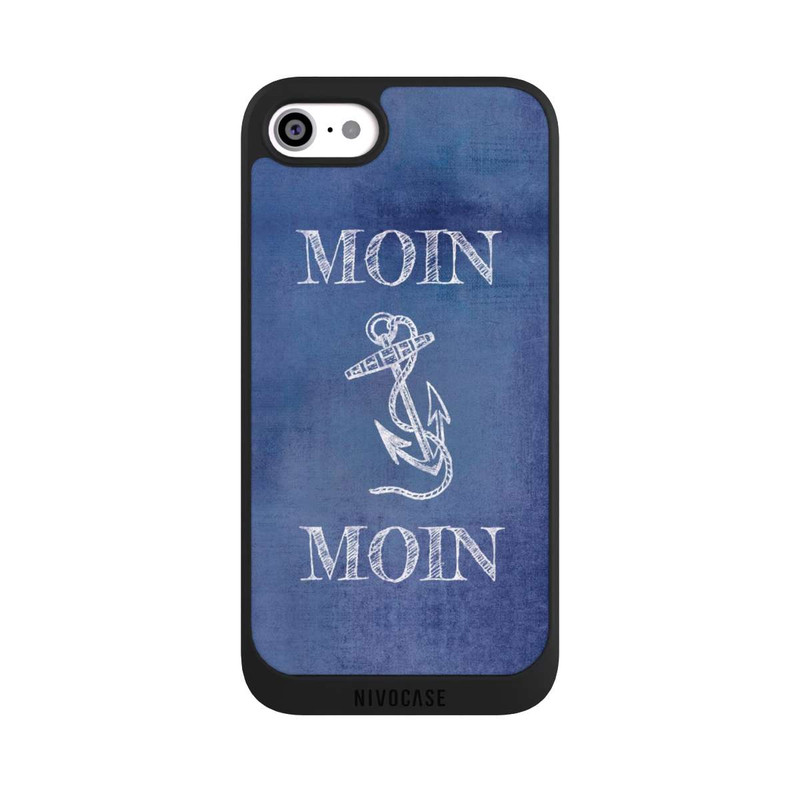iPhone SE 2022 NIVOpure Moin Anker grunge blau