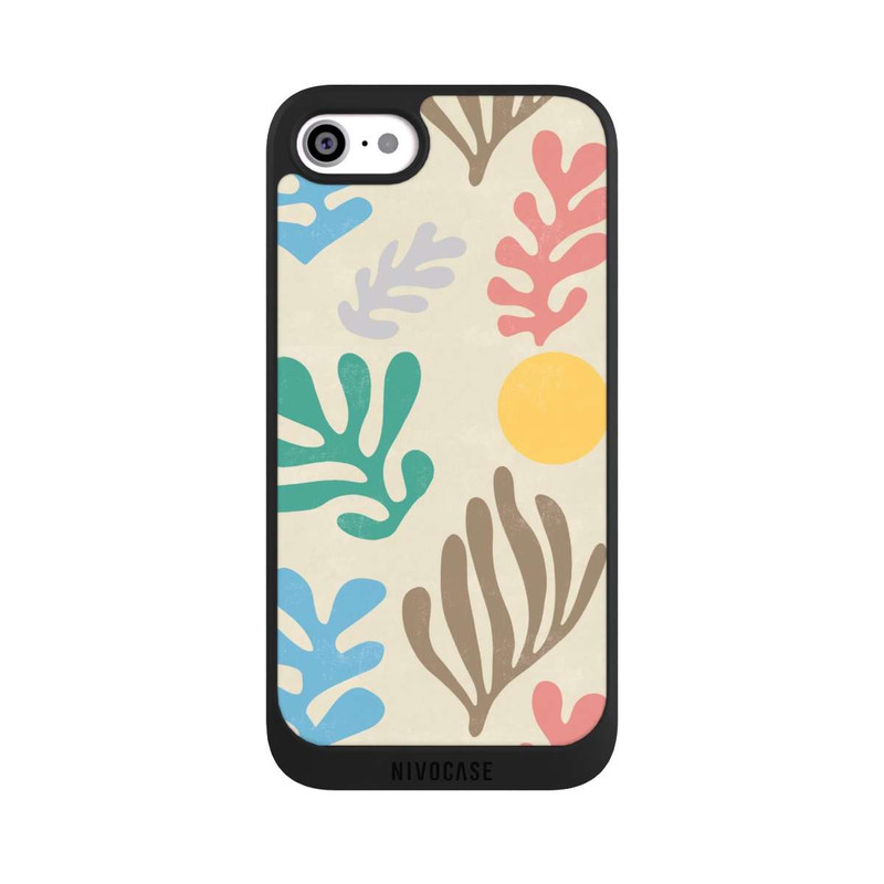 iPhone SE 2022 NIVOpure Blätter im modernen Matisse-Stil