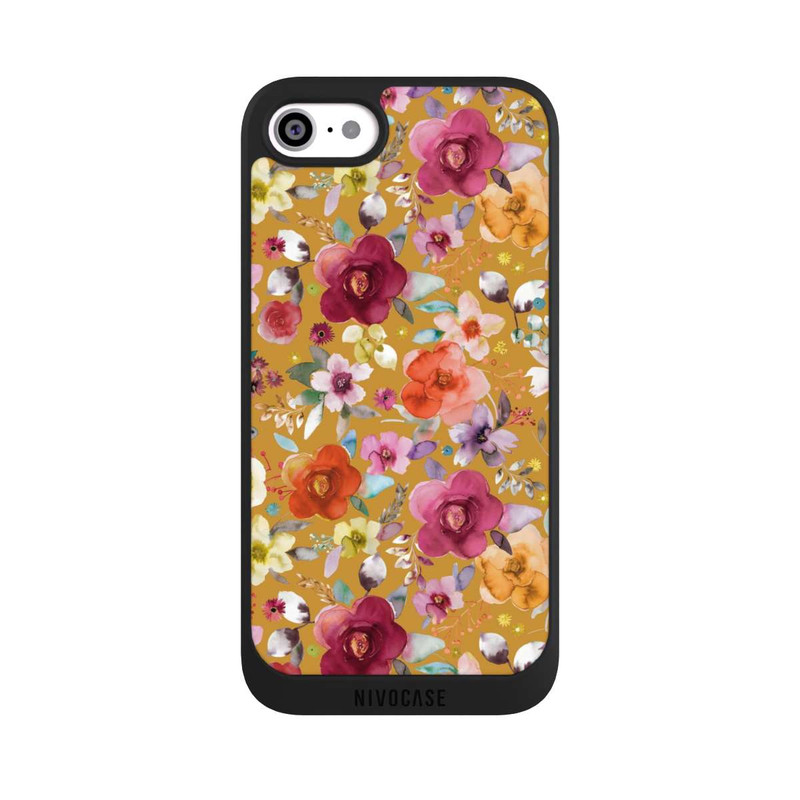 iPhone SE 2022 NIVOpure Bouquets de fleurs printanières moutarde