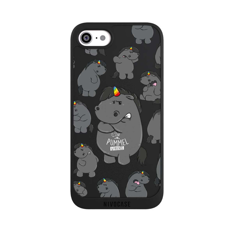 iPhone SE 2022 NIVOpure Grummel Allover Transparent