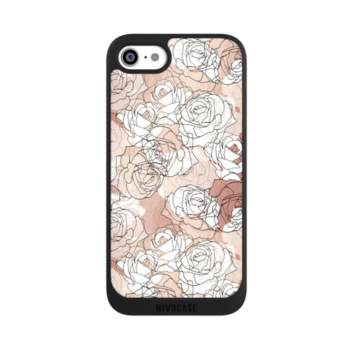 Apple iPhone SE (2022) NIVOpure Blooming Roses Line Art