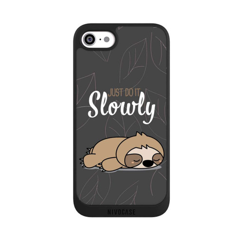 Apple iPhone SE (2022) NIVOpure Just Do It Slowly Sloth Grey
