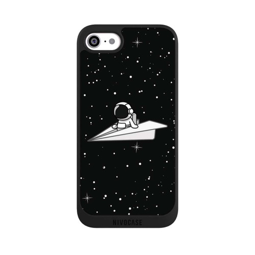 Apple iPhone SE (2022) NIVOpure Astronaut Paper Plane Comic