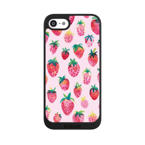 Apple iPhone SE (2022) NIVOpure Aquarell Erdbeeren