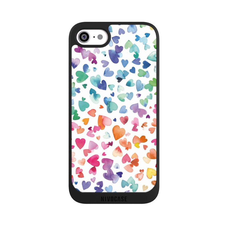 iPhone SE 2022 NIVOpure Liebesherzen aquarell