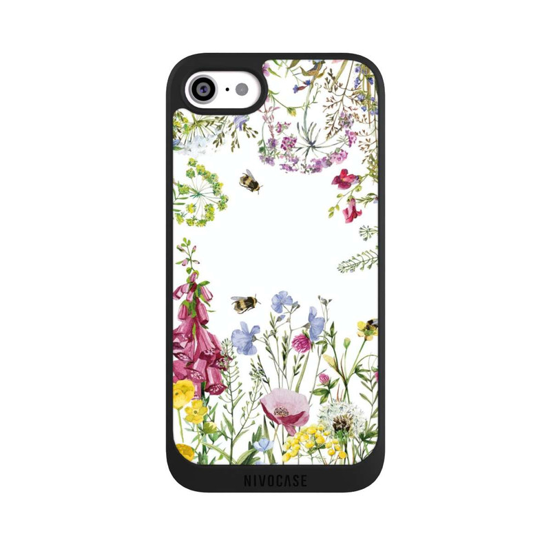 iPhone SE 2022 NIVOpure Cadre de fleurs sauvages des prés d'été