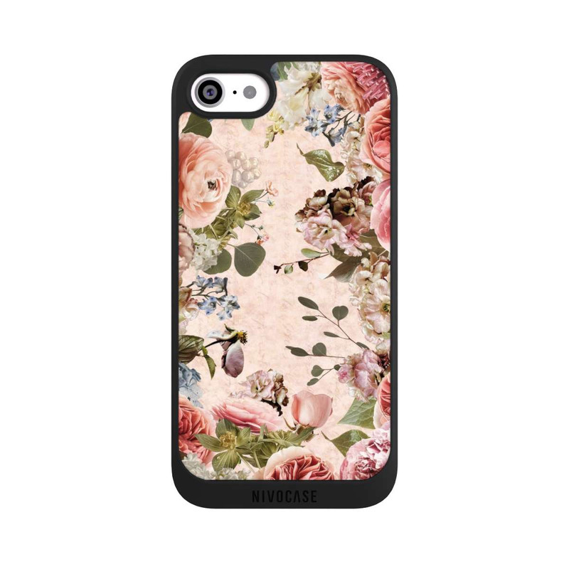 iPhone SE 2022 NIVOpure Flower Frame Peonies Pastel